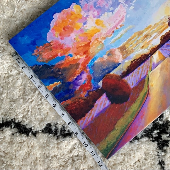 ❗️Sold❗️On the Michigan Wine Trail By Stephanie Schlatter • Woodblock Giclée - Picture 13 of 14